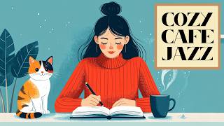 Cozy Cafe Jazz ☕ Spring Window Latte | Work, Study & Relax