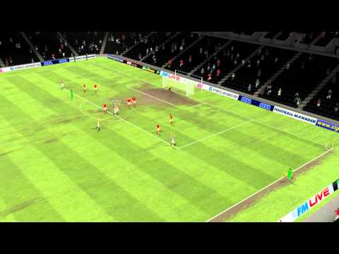 Darlington vs Workington - GK never saw it coming.