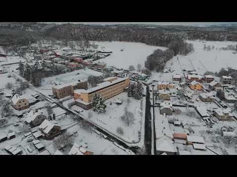 Zasněžená Štěkeň | DJI Air 3 | 4K | 2023/12