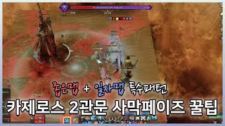 카제로스 레이드 종막 2관문 사막페이즈 공략