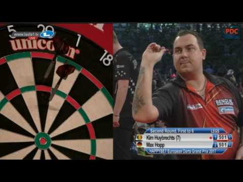 2017 European Darts Grand Prix Round 2 K.Huybrechts vs Hopp