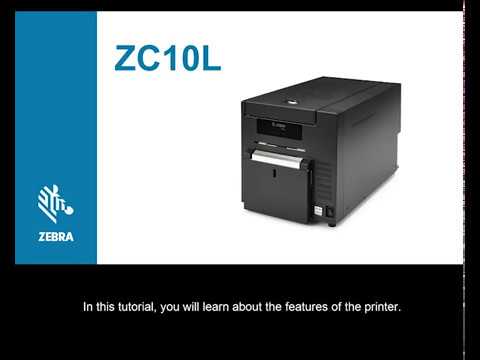 Image of Zebra ZC10L Large Format PVC Card and Badge Printer video thumbnail