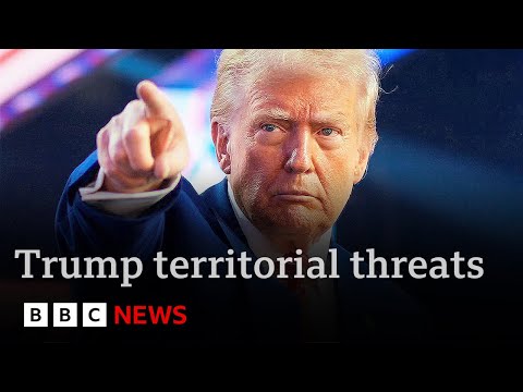 特朗普拒絕排除軍事力量奪取格陵蘭島和巴拿馬的可能性 | BBC News (Trump refuses to rule out military force to seize Greenland and Panama | BBC News)