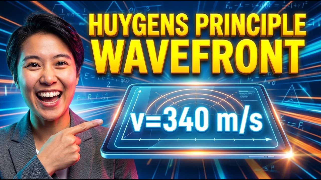 Huygens Principle Wavefront Interactive Calculator