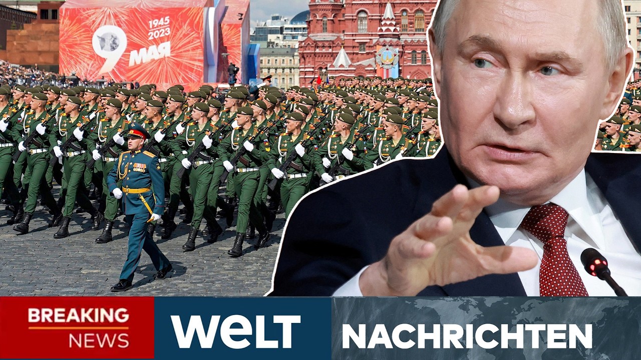 RUSSLAND: Panik bei Putin? Änderungen bei Parade in Moskau! Was macht die Ukraine? | WELT LIVE