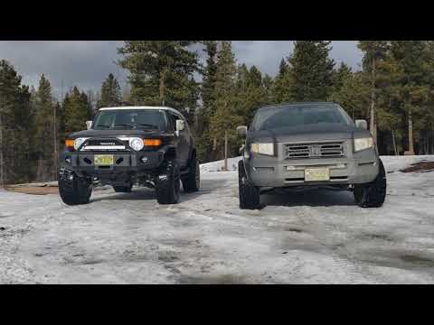 Biggest Canadian Ridgeline Ft.  FJ Cruiser