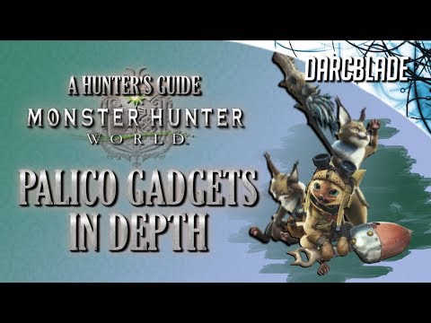 Palico Gadgets In Depth : Monster Hunter World