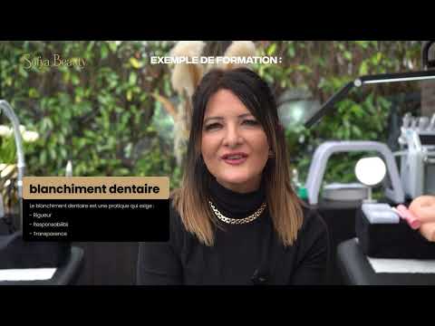 Extrait de la formation en ligne Blanchiment dentaire