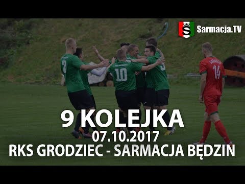 9 kolejka, RKS Grodziec - Sarmacja Będzin, 07.10.2017 r. (bramki)