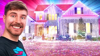 I Put 1000000000 Christmas Lights On A House (Worl