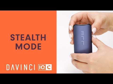 How To Use Stealth Mode on Your IQC Vaporizer