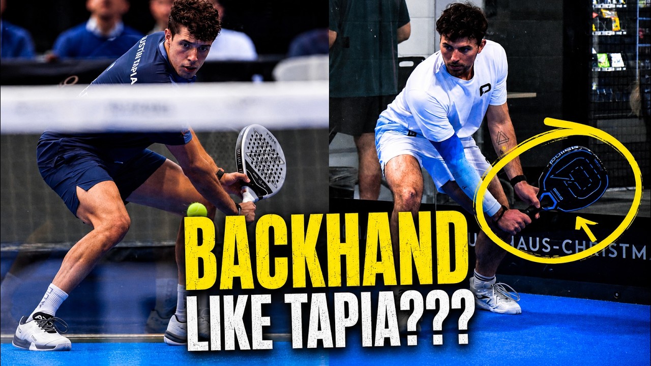 Backhand technique: using body rotation