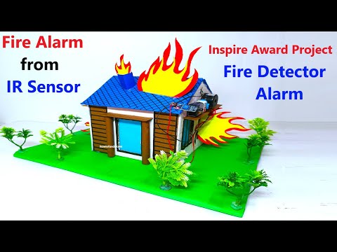 fire alarm working model best smart science project for exhibition diy innovation howtofunda