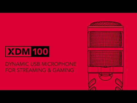 ميكروفون USB ديناميكي احترافي لأداء استثنائي أثناء البث المباشر وفي اللعبة video