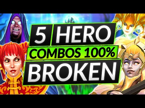 5 STRONGEST HERO COMBOS of EVERY ROLE - Maybe TOO BROKEN? - Dota 2 Guide