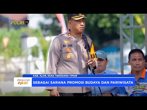 KAPOLRES ALOR HADIRI PEMBUKAAN EVENT BUPATI ALOR ROAD RACE 2025