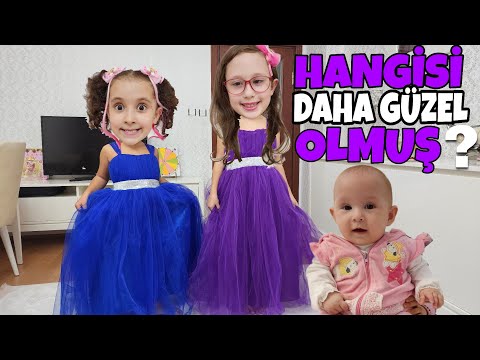 I BOUGHT A NEW DRESS FOR BANU ALYA!! BAHAR WAS JEALOUS OF BANU ALYA AND CRIED!!