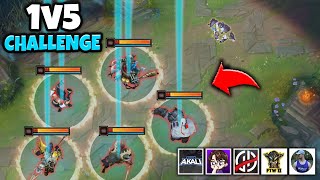 GIVING ZWAG 100% CDR ON XERATH | 1V5 CHALLENGE VS. YOUTUBERS - League of Legends