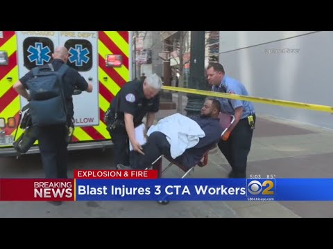 CTA Workers Burned In Underground Electrical Explosion