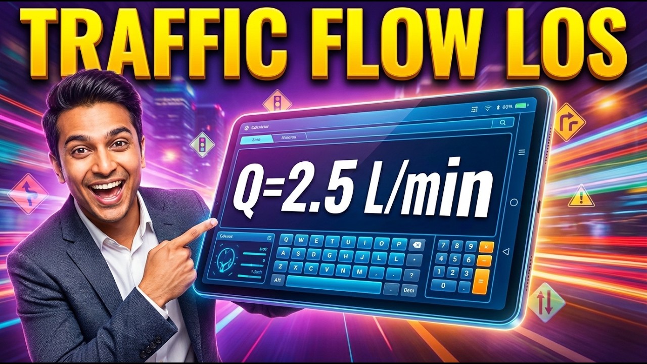 Traffic Flow Los Interactive Calculator