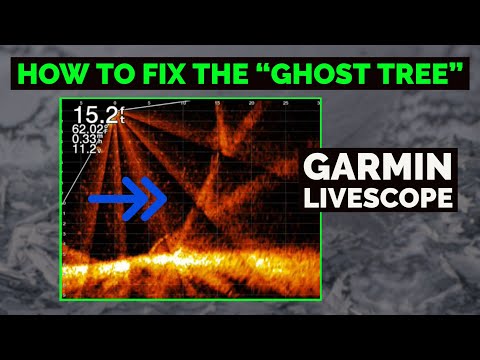 3 TIPS on How to Eliminate the Ghost Tree - Garmin Livescope Settings Ghost Reject