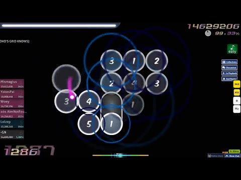 osu! - KNOWER - The Govt. Knows [MOMOHD'S GRID KNOWS] +EZ FC 99.1%, #3