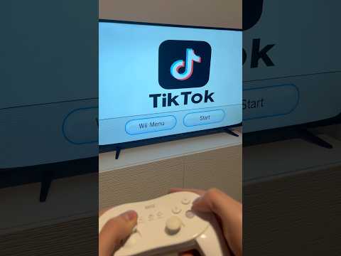 Is TikTok on The Wii? #nintendo  #tiktok #shorts