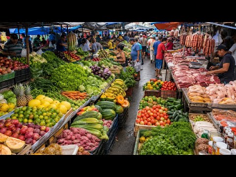 FEIRA DE RUA EM MASSARANDUBA-PB TEM CARNE NOS PREÇOS 