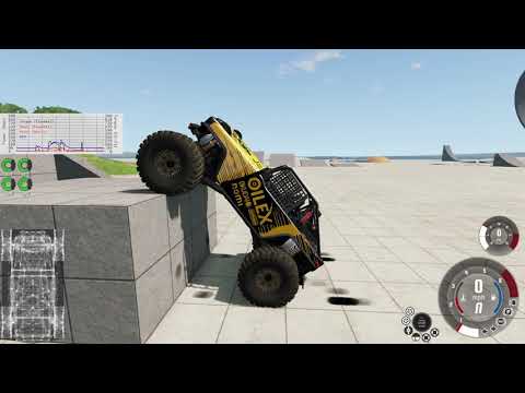 Jeep Climbing Vertical Wall