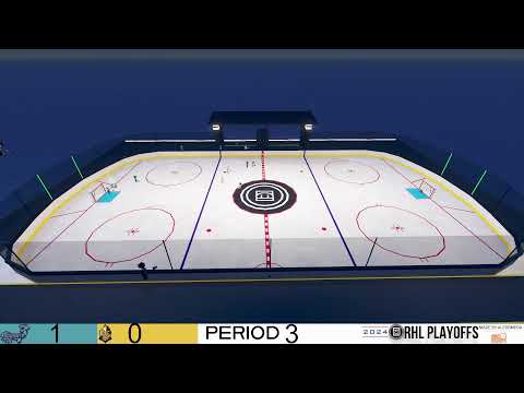 Yellow Yetis vs Cyan Serpants RHL Playoffs