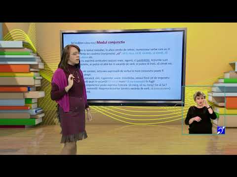 TeleŞcoala: Limba şi literatura română clasa a V-a – Verbul – actualizare; modul conjunctiv (@TVR2)