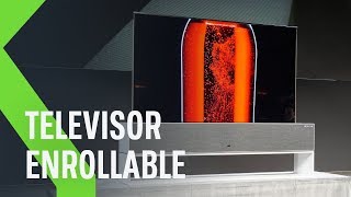 Así es el IMPRESIONANTE TELEVISOR ENROLLABLE de LG