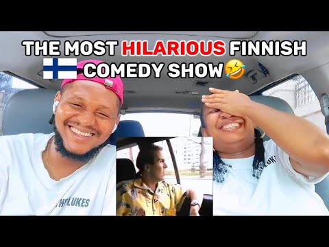 African couple reacts To Kummelit - taksikuski (Finnish Comedy)