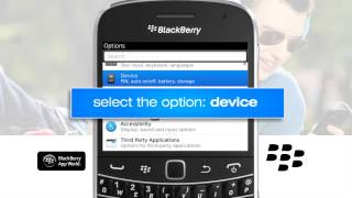 How to activate the Blackberry APN settings