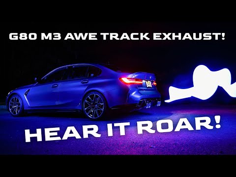 G80 M3 AWE Track Exhaust sounds!