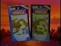 VHS Disney Coleção Princesa Músicas E Histórias De Ariel Abertura E Trailer PT BR
