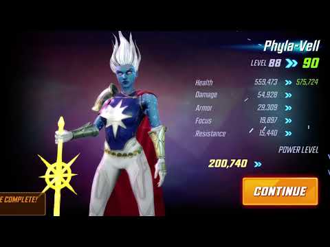 infinity watch level up to level 90 marvel strike force