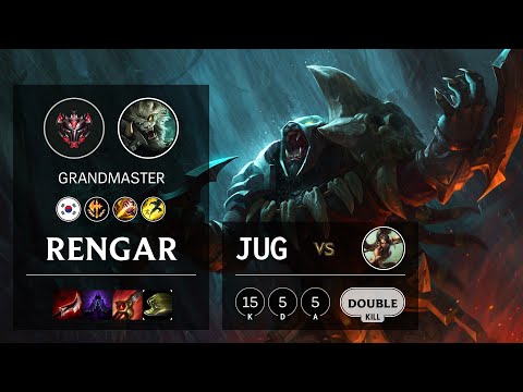 Rengar Jungle vs Nidalee - KR Grandmaster Patch 10.20