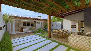 Casa nos Fundos com Edícula Gourmet na Frente | 1 Quarto | Terreno 10x13m | P708.2