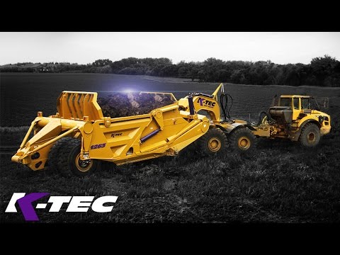 World's LARGEST Pull Scraper - K-Tec 1263 ADT