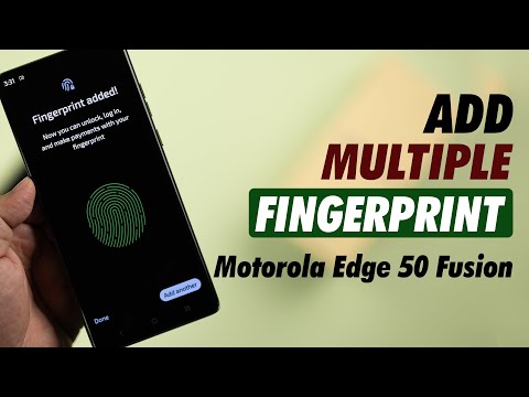 Moto Edge 50 Fusion: How to Set up Fingerprint on Motorola Phone!