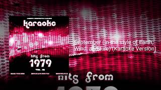 September (In the Style of Earth Wind and Fire) (Karaoke Version)