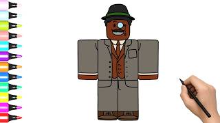 How to Draw Furniture Trader   - 99 Nights in the Forest ROBLOX