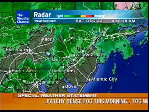 Weatherstar XL - Rainy Christmas Weekend - Doylestown, PA - Dec 23, 2017