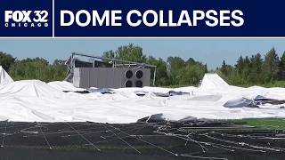 New Tinley Park sports dome collapses just before grand opening after severe storms