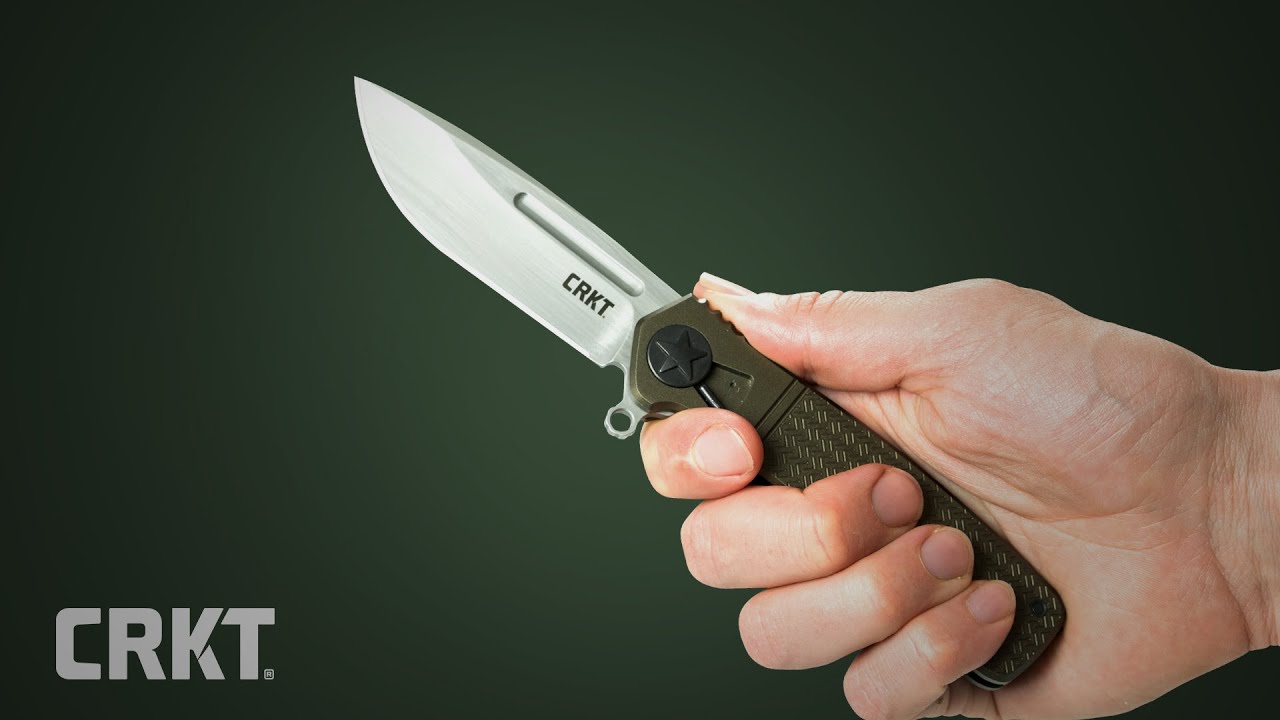 CRKT Homefront Tactical Tanto Field Strip Knife Black (3.5" Black Serr) K260KKS