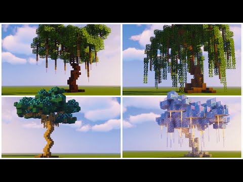 Custom Fantasy Tree Designs | Minecraft Tutorial