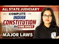 Indian Constitution One Shot Major Law State Judiciary Exam