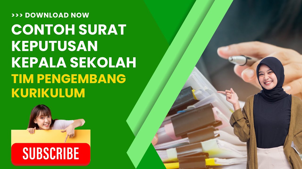 Contoh SK Tim Pengembang Kurikulum Satuan Pendidikan KSP Terbaru