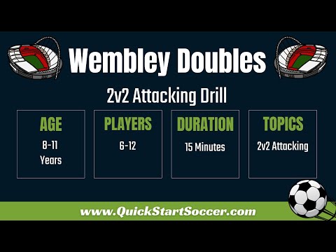 How To Play Wembley Doubles | 2v2 Attacking Drill